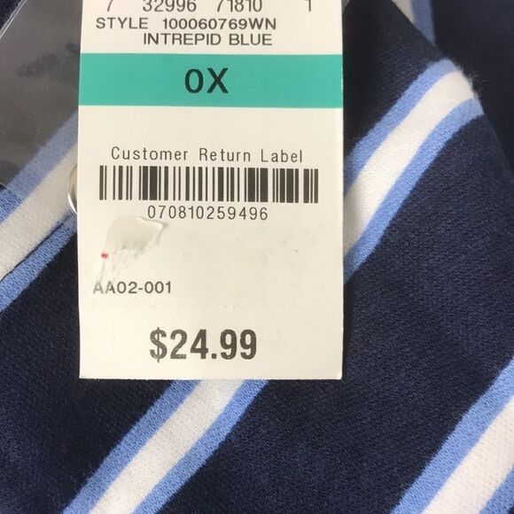 NWT Karen Scott Plus Scoop Neck Printed Top women’s size 0X - Picture 5 of 5